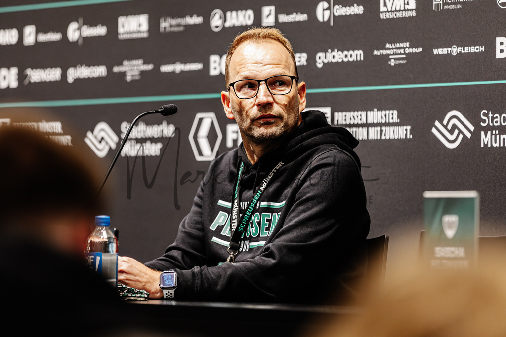 2. Bundesliga, Saison 2024/25, 7. Spieltag: SC Preußen Münster - FC Schalke 04 | Münster, 28.09.2024: 2. Bundesliga, 7. Spieltag, SC Preußen Münster gegen FC Schalke 04 im LVM-Preußenstadion in Münster. Foto: sportfotografie.ms | Markus Paletta - Realisiert mit Pictrs.com