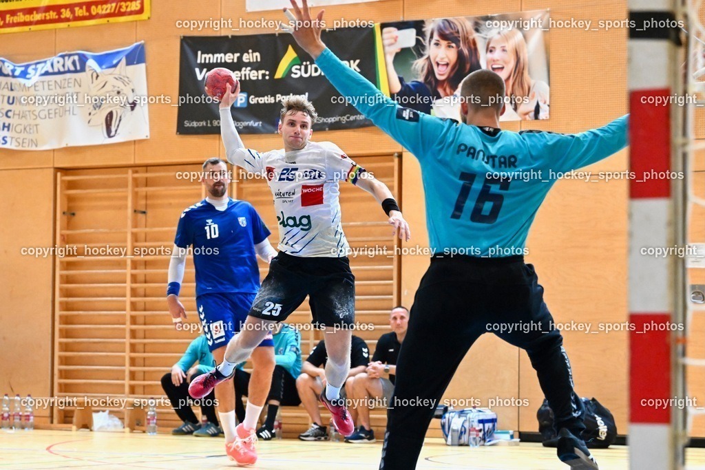 SC Ferlach vs. RK Zagreb 24.8.2023 | #10 Jakov Gojun, #25 Planer Florian, #16 Aljaz Panitar