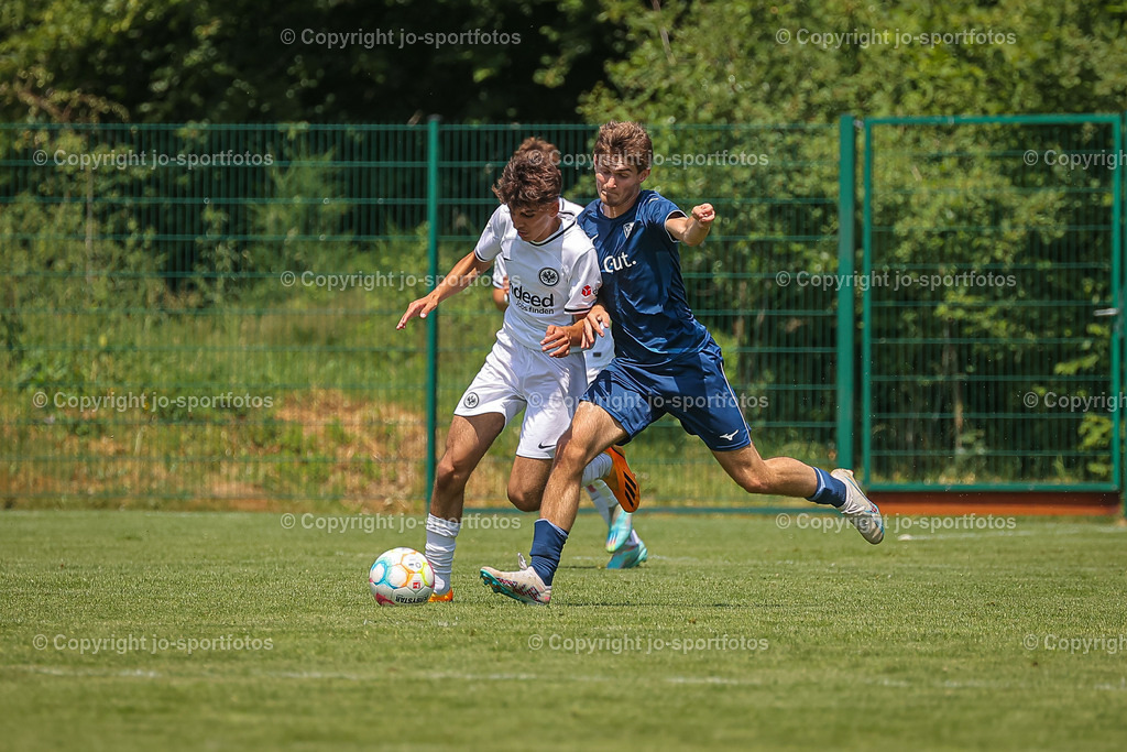 BQ3I6511 | 17.06.2023; Testspiel; Rasenplatz Offdilln; VfL Bochum U17 - Eintracht Frankfurt U17; Ergebnis: 3:1 (1:1)