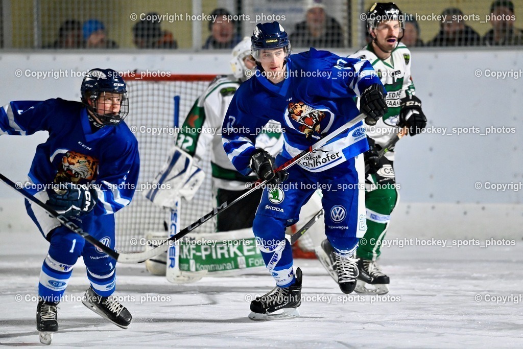 EC Ice Tigers Paternion vs. DSG Ledenitzen Faakersee 14.1.2024 | #28 Wrann Anton, #20 Steiner Andrä, #9 Gratzer Julian