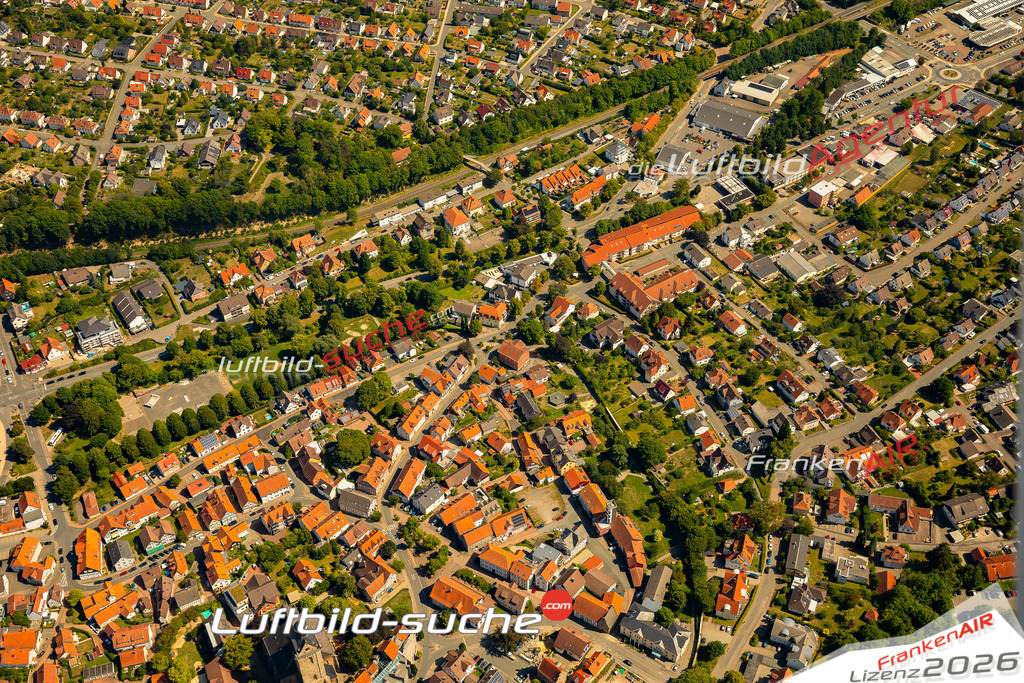 Das Luftbild der Stadt Korbach wurde 2022 vom Flugzeug heraus erstellt (keine Drohnen-Aufnahmen) Aufnahmehöhe ca.450 Meter- hohe Bildauflösung und Druck-Qualität. Garantiert!