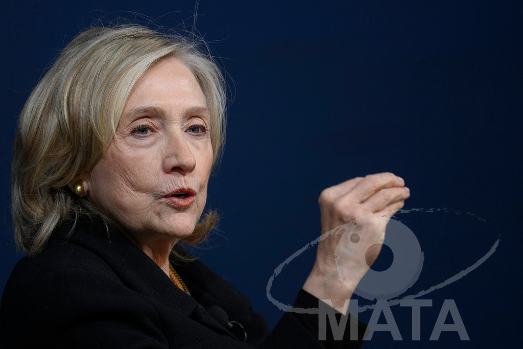 _DWA3802 | Die US-Politikerin Hillary Clinton auf der Veranstaltung Bridging Scholarship and Statecraft im Rahmen der Münchner Sicherheitskonferenz 2026. München, 13.02.2026 Bayern Deutschland  - Realisiert mit Pictrs.com