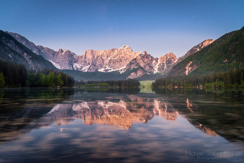 Laghi di Fusine | Sonnenaufgang bei den Laghi di Fusine in Italien