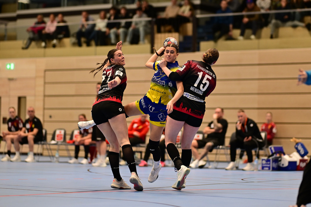 Handball I Frauen I Saison 2025-2026 I 3. Liga Staffel Nord I 11. Spieltag I Buxtehuder SV II - Frankfurter HC | Der Sportfotograf. - Realisiert mit Pictrs.com