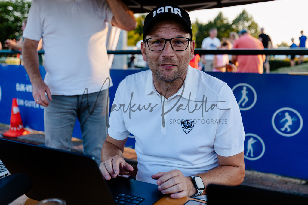 Testspiel, Saison 2026/27: SC Preußen Münster - Kickers Emden | Billerbeck, 10.07.2026: Testspiel, SC Preußen Münster gegen Kickers Emden auf der Anlage des DJK Billerbeck in Billerbeck. Foto: sportfotografie.ms | Markus Paletta - Realisiert mit Pictrs.com