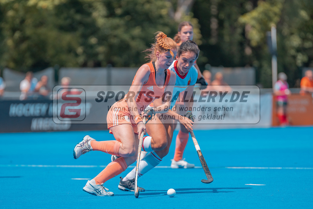 HK_20230711_101115 | Euro Hockey WU18 Spain vs Netherlands Championship Girls &amp; Boys am 11.7.2023 CHTC , Krefeld ,
