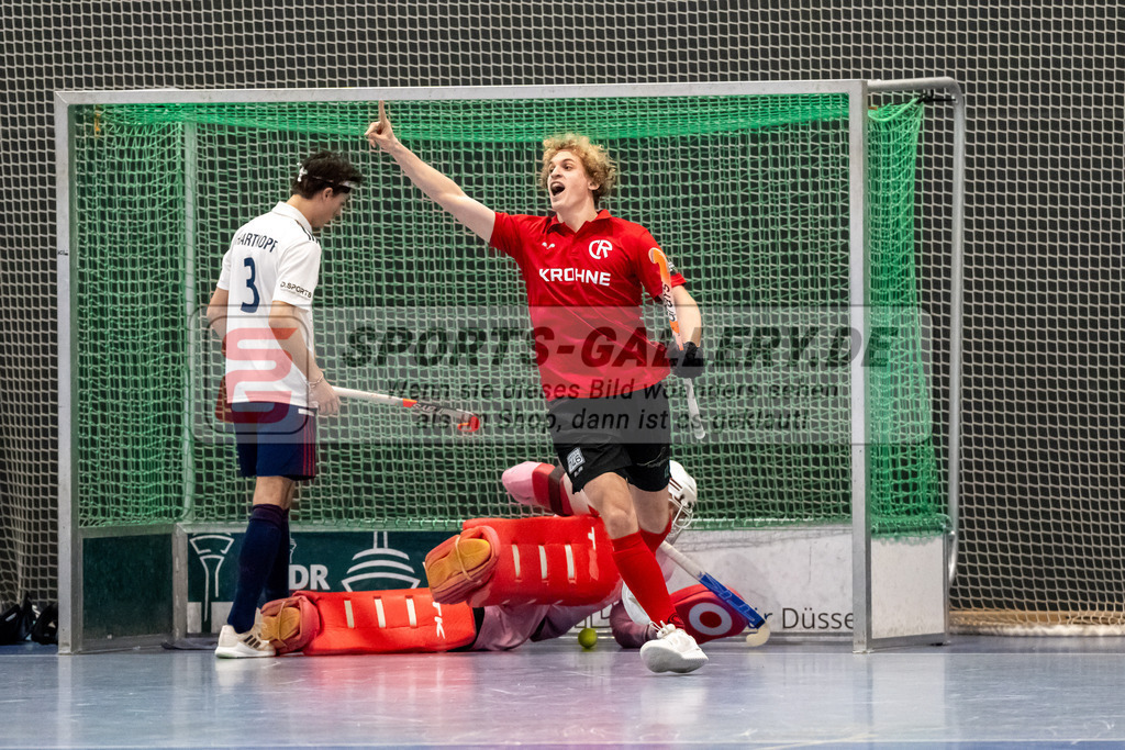 HK_20250201_102099 | 2. Bundesliga Halle Herren Düsseldorfer HC - Club Raffelberg am 1.2.2025 Halle am Seestern, Düsseldorf ,