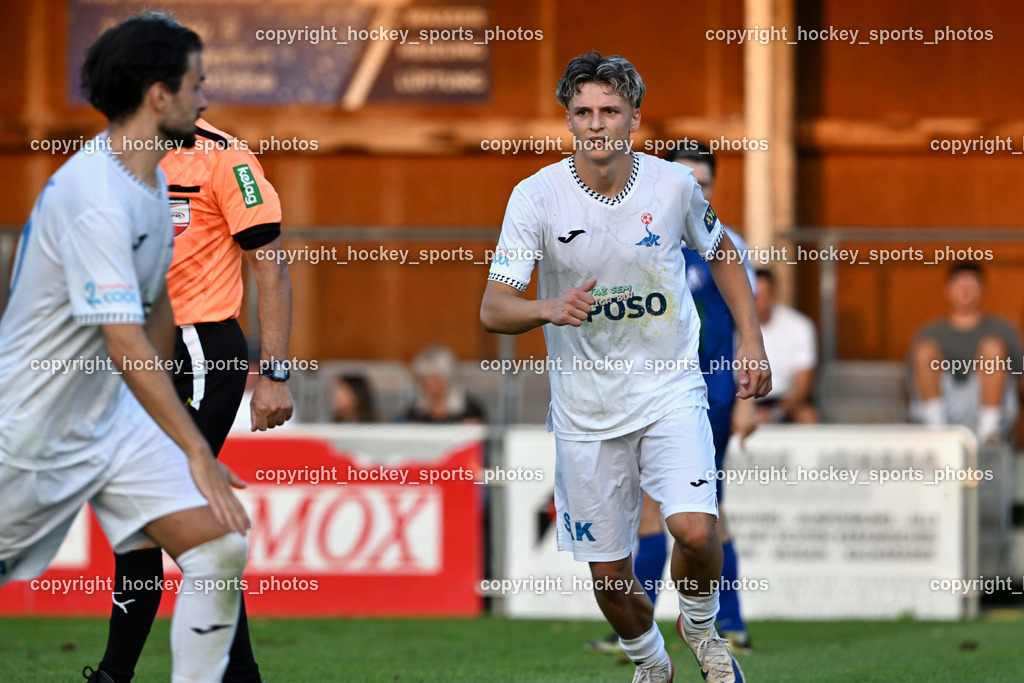 SAK vs. SV Dellach Gail | #10 Nando Lupar SAK, SAK vs. SV Dellach Gail, SAK vs. SV Dellach Gail am 14.08.2025 in Klagenfurt (Sportpark Welzenegg), Austria, (Photo by Bernd Stefan)