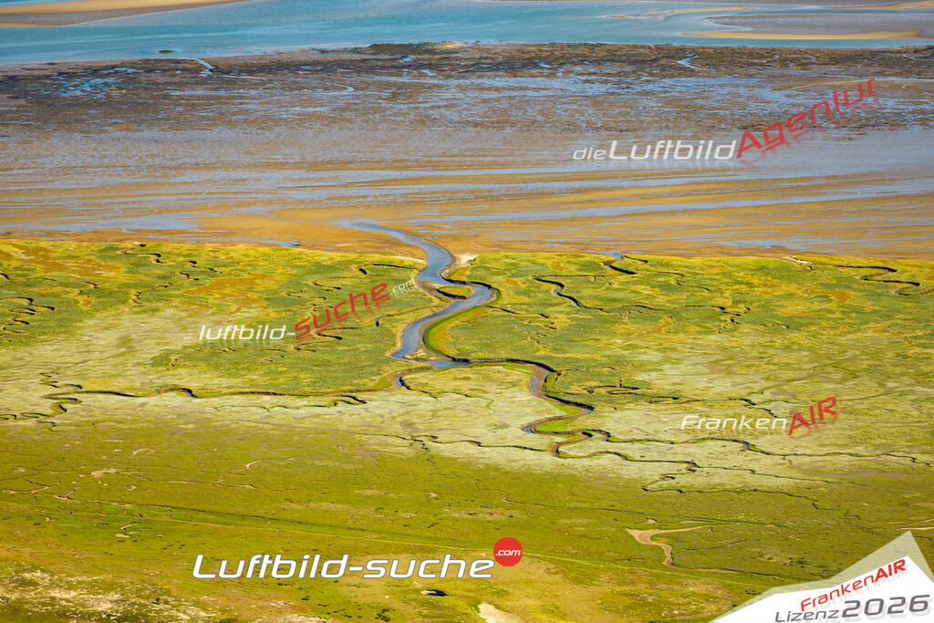 Aktuelles Luftbild von Priel Düne Watt Norderney - Die Luftaufnahme wurde 2022 mittels UL-Flugzeug erstellt ( keine Drohne ) - hochauflösende Kamera-Systeme von  Canon -Beste Qualität - Für grossformatige Ausdrucke geeignet. Die Geschenkidee !