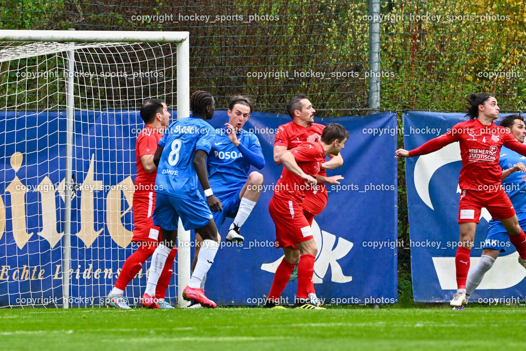 SAK vs. KAC 1909 | #2 David Gräfischer KAC, #8 Issa Diakite SAK, #5 Jakob Geister SAK, #6 Peter Pucker KAC, #4 Patrick Legner KAC, SAK vs. KAC 1909, SAK vs. KAC 1909 am 17.04.2025 in Klagenfurt (Sportpark Welzenegg), Austria, (Photo by Bernd Stefan)