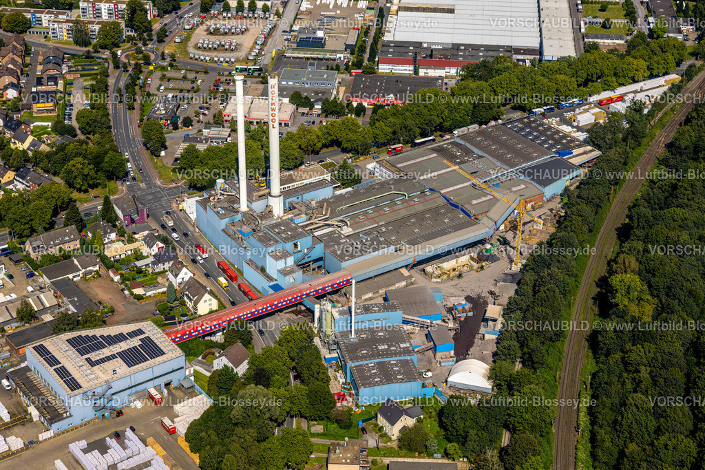 Gladbeck240806711 | Luftbild, Rockwool Werksgelände, Gewerbegebiet Bottroper Straße, Ellinghorst, Gladbeck, Ruhrgebiet, Nordrhein-Westfalen, Deutschland