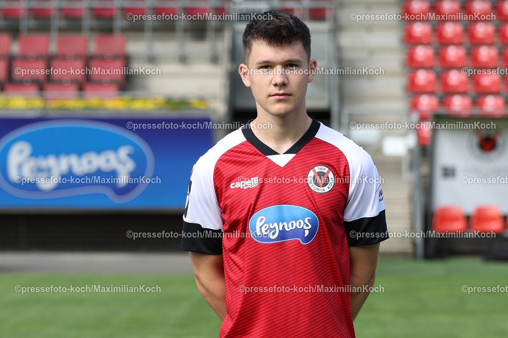 Koe3Liga25072401062 | Benjamin Hemcke ; FC Viktoria Köln; 3. Liga, Porträttermin 2024/2025