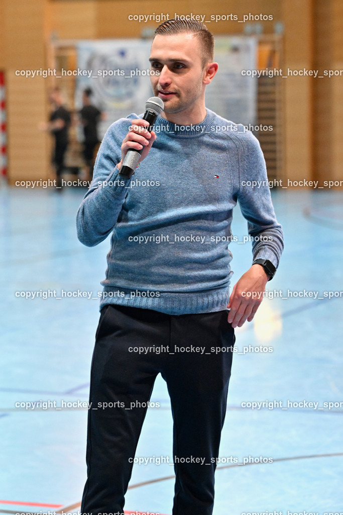 Carinthia Flamengo Futsal Club vs. Futsal Klagenfurt | Landtagsabgeordneter Kärnten Maximilian Rakuscha, Carinthia Flamengo Futsal Club vs. Futsal Klagenfurt, Carinthia Flamengo Futsal Club vs. Futsal Klagenfurt am 01.12.2024 in Klagenfurt (Ballspielhalle Viktring), Austria, (Photo by Bernd Stefan)