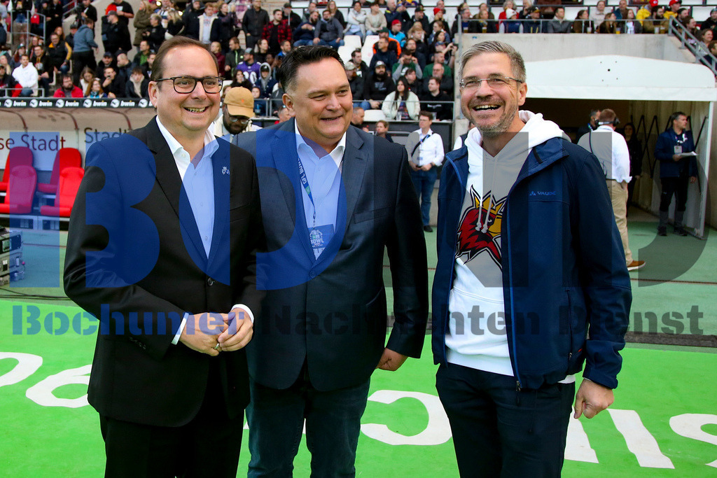  14.10.2023 - 
 | Sebastian Sendlak / Bochumer Nachrichtendienst (BOND) - GFL-Bowl 2023: Schwaebisch Hall Unicorns vs. Potsdam Royals - Realisiert mit Pictrs.com