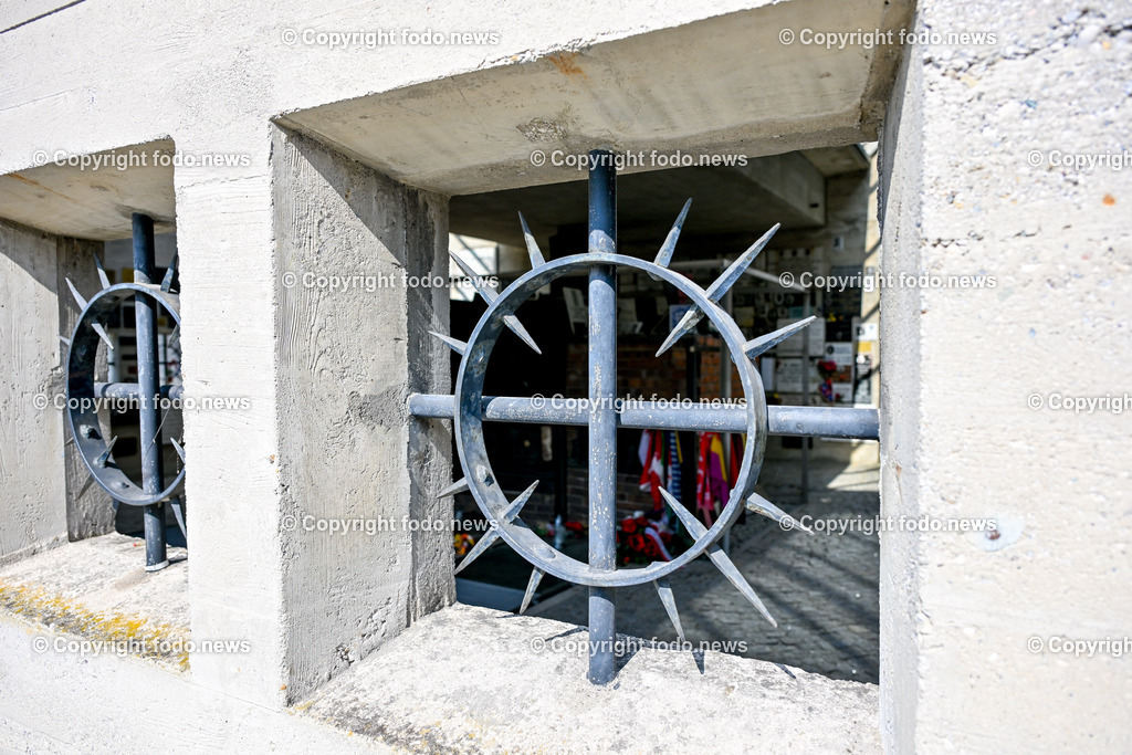 St. Georgen an der Gusen_ KZ Gedenkstaette_ 07.05.2025-11 | 07.05.2025, St. Georgen an der Gusen, AUT, Konzentrationslager Memorial, Themenbild, im Bild KZ Gedenkstaette St. Georgen an der Gusen Krematorium, Aussenlager Mauthausen Memorial, Holocaust, NS-Zeit, Erinnerungsort, Opfer, Tafeln, Namen, Geschichte