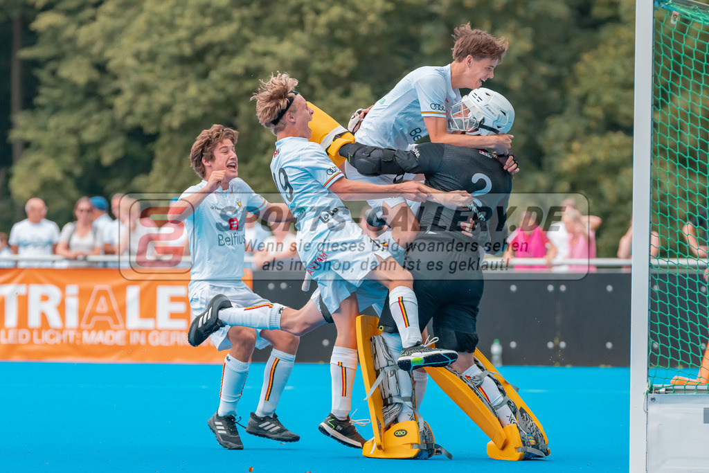 HK_20230715_102384 | Euro Hockey MU18 SF1 Belgium vs Netherlands  Championship Girls &amp; Boys am 15.7.2023 CHTC , Krefeld ,