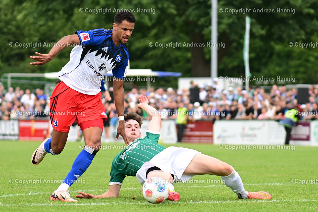 Fußball I Herren I Testspiel  I TSV Elstorf - Hamburger SV I 5.7.2025 | a-hannig - Realisiert mit Pictrs.com