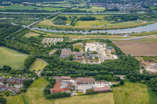 Haltern220604542 | Luftbild, ehemaliges Bergwerk Auguste Victoria Schacht 8 in Lippramsdorf, Freiheit, Haltern am See, Ruhrgebiet, Nordrhein-Westfalen, Deutschland