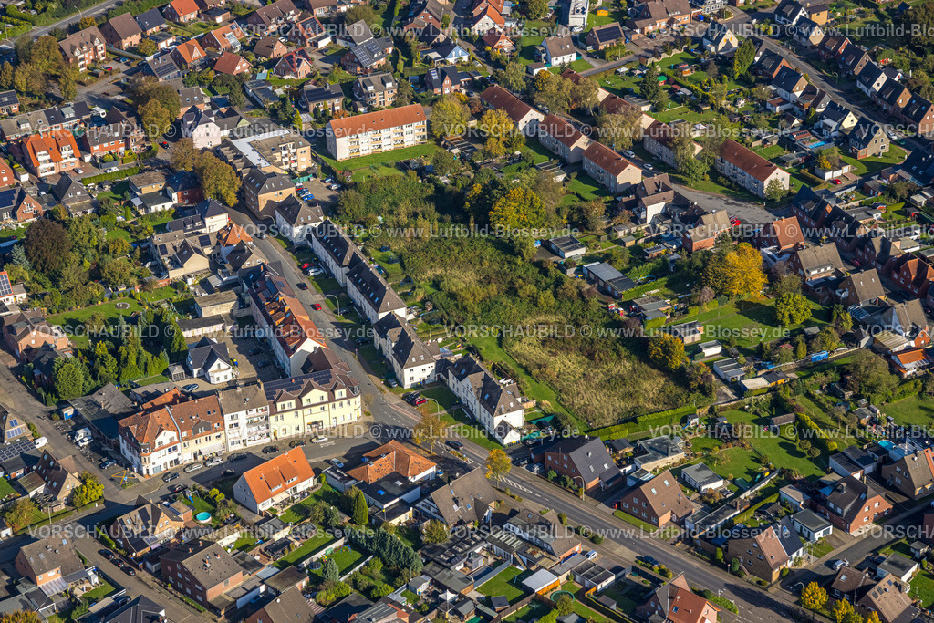 Selm241011531 | Luftbild, Wiesenfläche und  Wohngebiet an Breite Straße, Beifang, Selm, Münsterland, Nordrhein-Westfalen, Deutschland