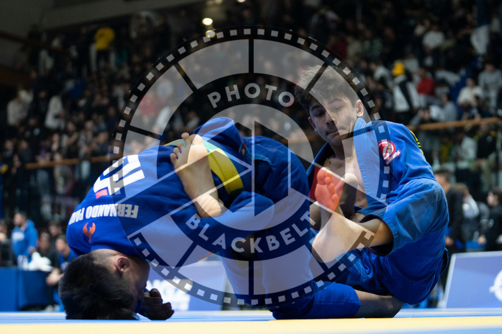 20240119PBB1832 | Fighters compete during the IBJJF European Championship in Paris, France, on January 19, 2024.