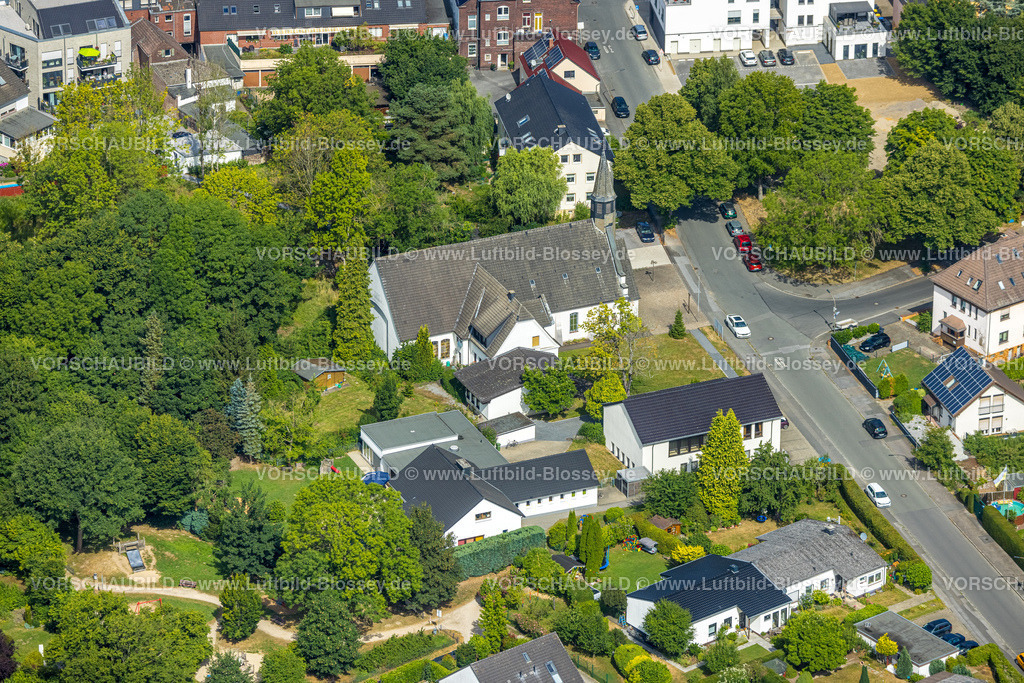 Dortmund220703994 | Luftbild, Kath. Kirche St. Petrus Canisius, Kurl, Dortmund, Ruhrgebiet, Nordrhein-Westfalen, Deutschland
