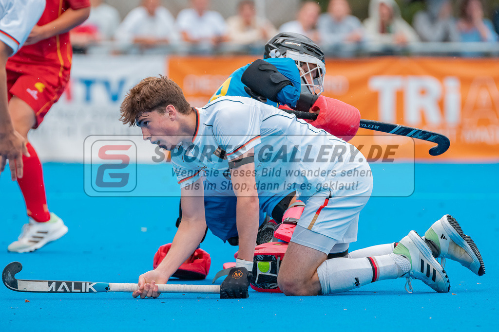 HK_20230715_102465 | Euro Hockey MU18 SF2 Spain vs Germany Championship Girls &amp; Boys am 15.7.2023 CHTC , Krefeld ,