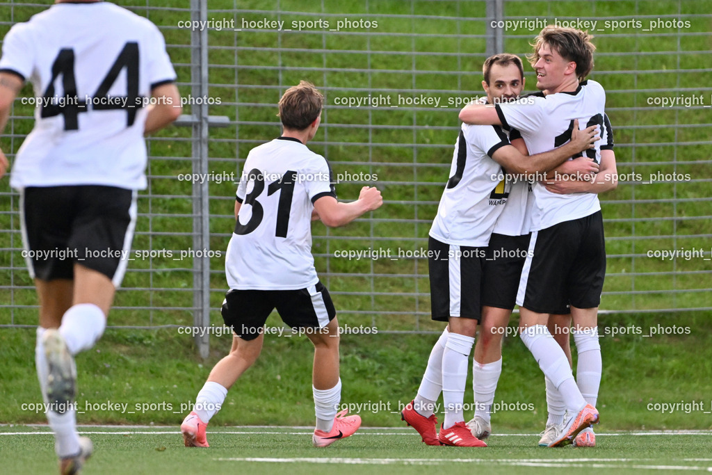 SV Spittal vs. SVG Bleiburg | #18 Kristijan Jelic SV Spittal, Jubel SV Spittal, #31 Matthias Mitterdorfer SV Spittal, #40 Anton Peric SV Spittal, #10 Adrian Steurer SV Spittal, SV Spittal vs. SVG Bleiburg, SV Spittal vs. SVG Bleiburg am 14.08.2024 in Spittal an der Drau (Goldeck Stadion), Austria, (Photo by Bernd Stefan)