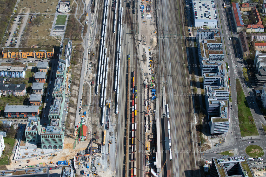 4021697 | Gleisanlagen bei Berg am Laim, München im Bundesland Bayern