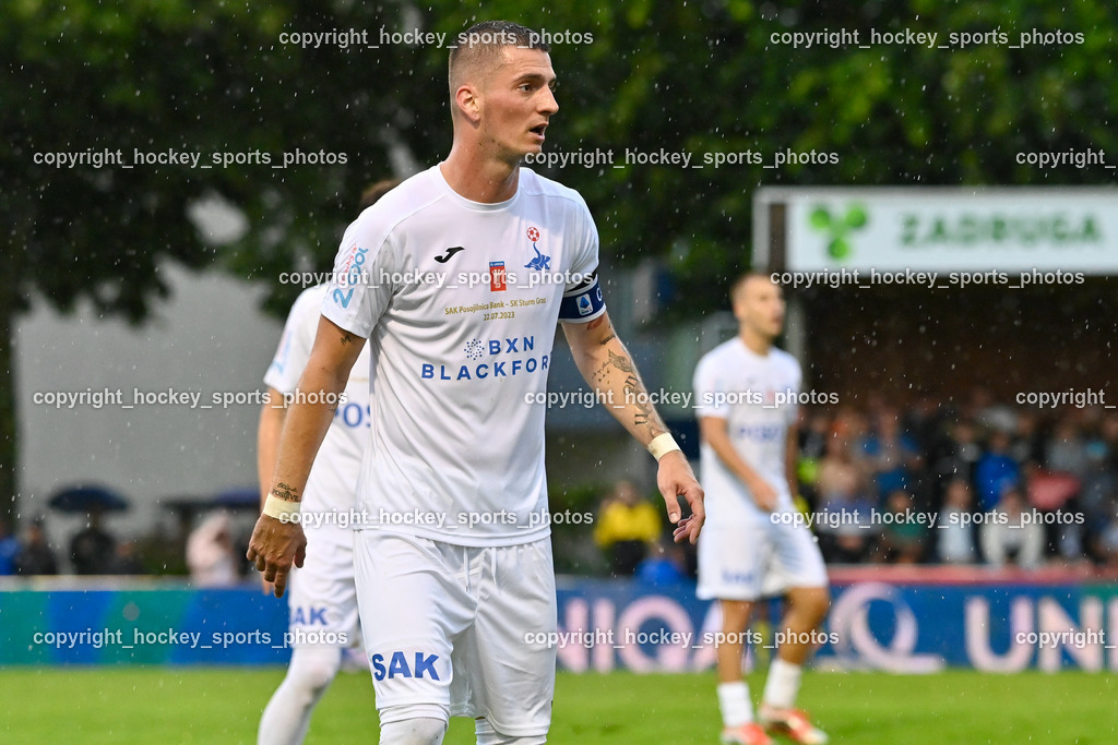 SAK vs. SK Sturm 22.7.2023 | #24 Zoran Vukovic, 