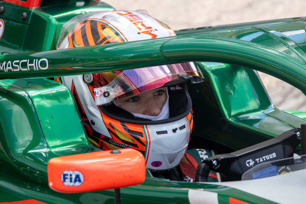 10. Mai 2024, Hockenheimring (Deutschland: Freies Training der FRECA (Formula regional by Alpine 2024). Bild: Nahaufnahme von Giovanni Maschio (Italien) im Cockpit (Rennstall RPM) | 10. Mai 2024, Hockenheimring (Deutschland: Freies Training der FRECA (Formula regional by Alpine 2024). Bild: Nahaufnahme von Giovanni Maschio (Italien) im Cockpit (Rennstall RPM) - Realisiert mit Pictrs.com
