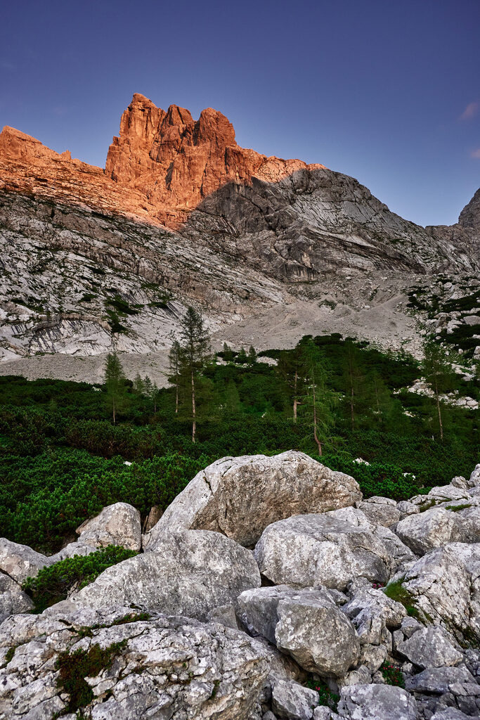 CS-240720-1711-3 | Alpenglühen an der Schärtenspitze