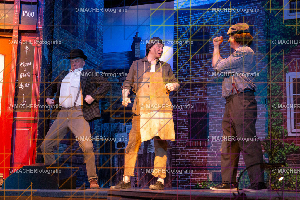 075_MFL-2025 | Portraitbilder von Regisseur; Darsteller; Techniker; Maske; Kostüme; Chor; Musiker; Bilderserie der Generalprobe und der Premierenvorstellung, Szenenbilder; Ausdrucksstudien; Bühnenüberblick; Bühnenkulissen; Pressefotos inkl. Redaktionsfoto Darstellergruppe.