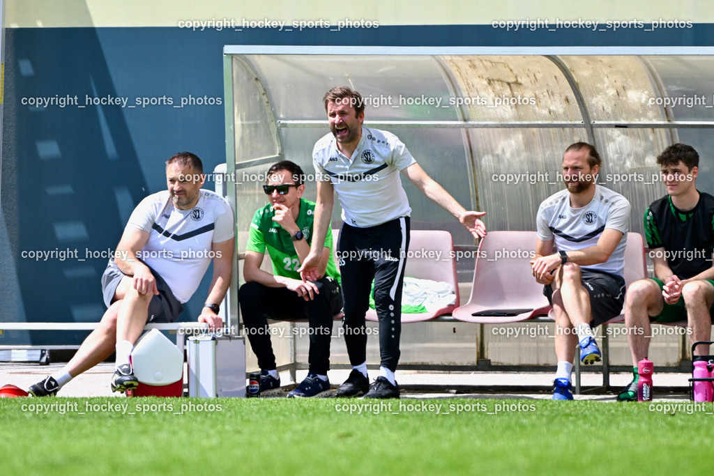 SC Landskron vs. SV Falle Maria Gail | Tormann Trainer SC landskron Fahrudin Ducanovic, Headcoch SC Landskron Johannes Meschnig, Asisstentcoach SC Landskron Emanuel Kaus, SC Landskron vs. SV Falle Maria Gail, SC Landskron vs. SV Falle Maria Gail am 17.05.2026 in Villach (Sportanlage Landskron), Austria, (Photo by Bernd Stefan)