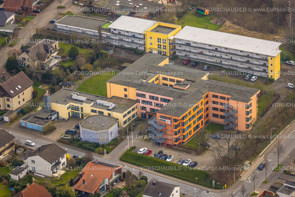 Werl240308348 | Luftbild, Seniorencentrum Sankt Michael, Einrichtung der Altenhilfe, Werl, Nordrhein-Westfalen, Deutschland