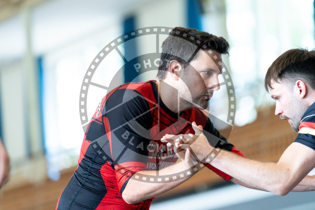 20240608PBB03923 | Fighters compete during the ILLCS VII summer edition luta livre competition in Hannover, Germany, on June 8, 2024.