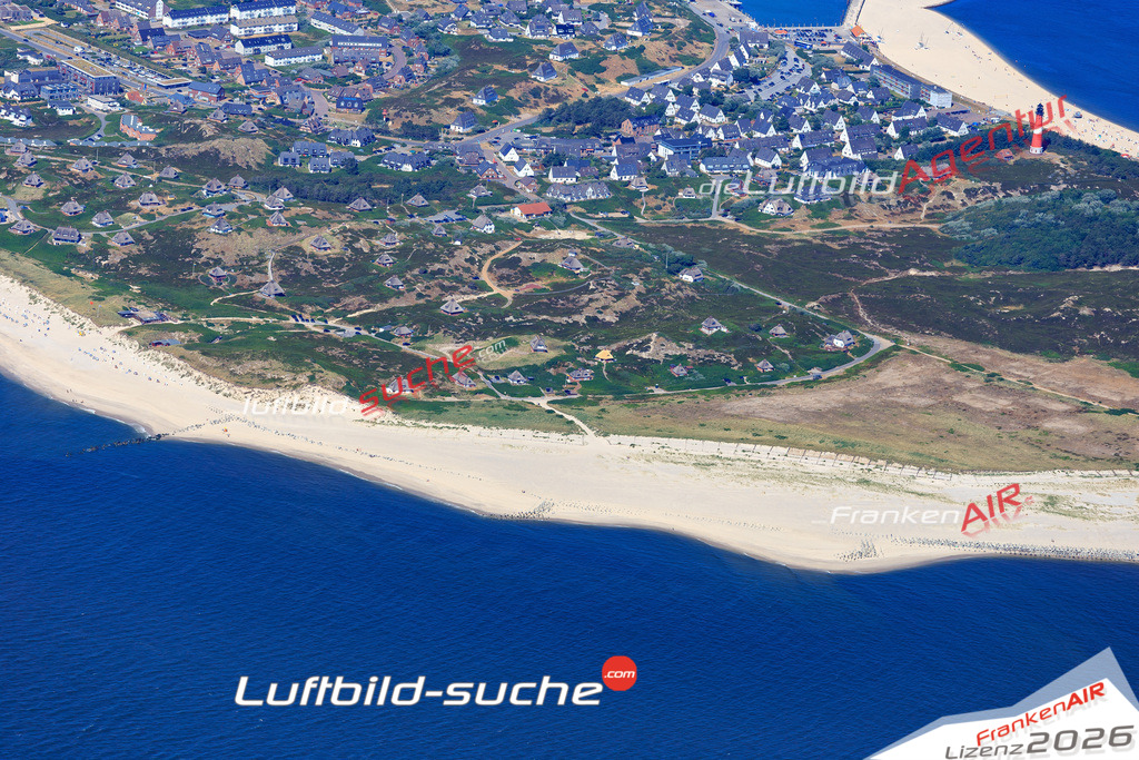 Die Luftbildaufnahme Hoernum - Sylt wurde 2018 mittels Flugzeug (keine Drohne) erstellt. Perfekte Schärfe und Druck- Auflösung- Garantiert!