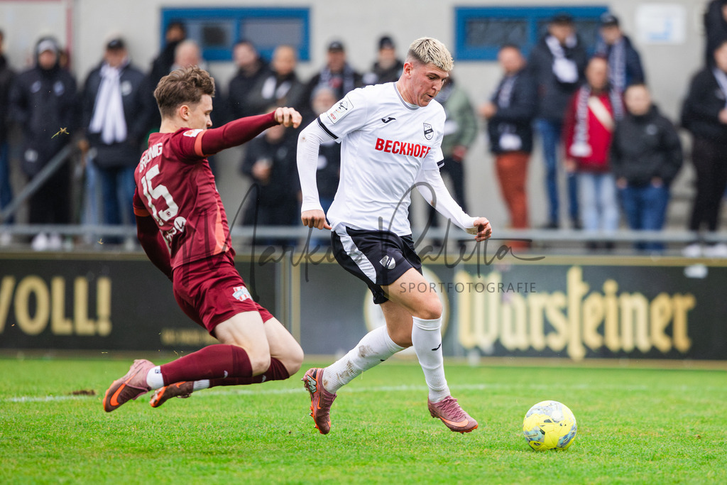 Westfalenpokal, Viertelfinale, Saison 2025/2026: 1. FC Gievenbeck - SC Verl | Westfalenpokal, Viertelfinale, Saison 2025/2026, 1. FC Gievenbeck empfängt SC Verl im Sportpark Gievenbeck in Münster. Foto: sportfotografie.ms | Markus Paletta - Realisiert mit Pictrs.com