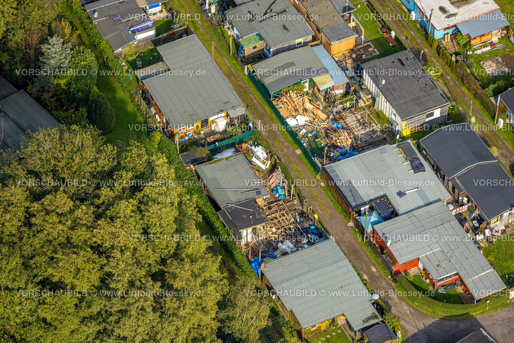 Neukirchen-Vluyn241013448 | Luftbild, Campingplatz Schultes Kull, Campinghäuser Niepsche Wiesen Abrissarbeiten, Schaephuysen, Rheurdt, Ruhrgebiet, Nordrhein-Westfalen, Deutschland