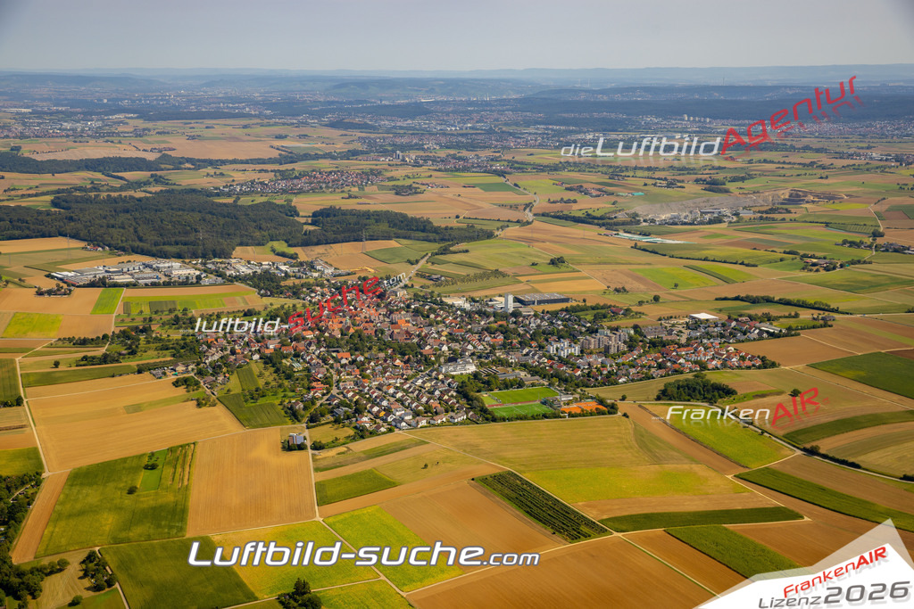 Das Luftbild zeigt : Heimerdingen Ditzingen - Die Luftaufnahme wurde 2024 vom UL-Flugzeug aus erstellt ( keine Drohne ) - Hochauflösende Luftaufnahme - Für grossformatige Ausdrucke geeignet. Die Geschenkidee !Mit Lizenz und Bildrechte bestellbar
