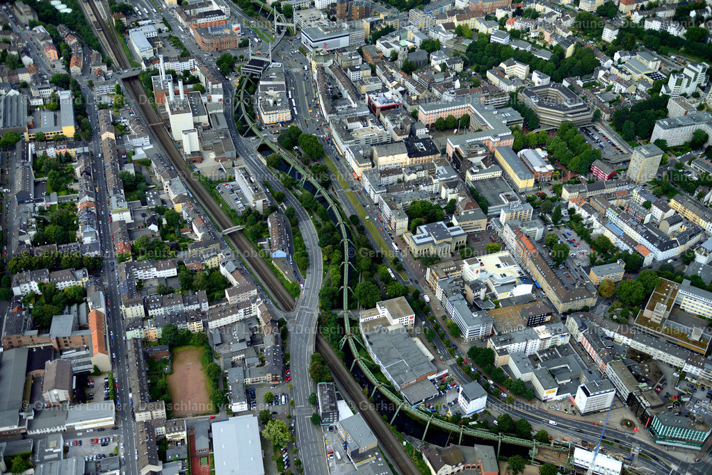 3291240 | Verlauf der Schwebebahn, Wuppertal-Wupperfeld