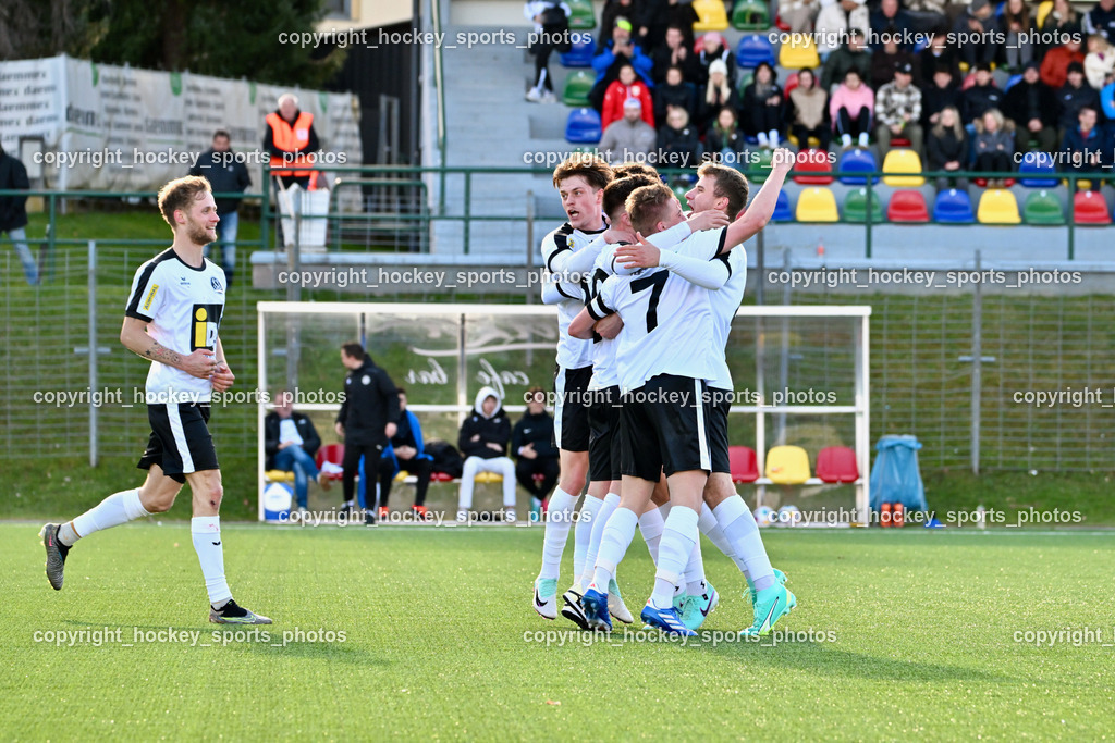 SV Spittal 1921 vs. ATUS Ferlach 24.3.2024 | Jubel SV Spittal, #44 Miha Kostanjsek SV Spittal, #10 Adrian Steurer SV Spittal, #7 Ralph Roman Scheer SV Spittal, SV Spittal 1921 vs. ATUS Ferlach 24.3.2024, SV Spittal 1921 vs. ATUS Ferlach am 24.03.2024 in Spittal an der Drau (Goldeck Stadion), Austria, (Photo by Bernd Stefan)