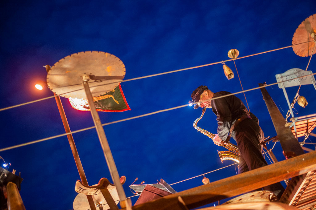 Jazzmaschine | Die Jazzmaschine im Forte Belvedere Leisnig zum Festival Hallo Leisnig 2022. - Realisiert mit Pictrs.com