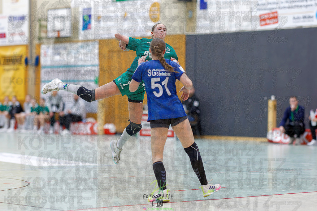 Jugenbundesliga wJB; HSG Kleenheim/Langgöns - SG Kappelwindeck/Steinbach | Jugenbundesliga wJB; HSG Kleenheim/Langgöns - SG Kappelwindeck/Steinbach am 23.11.2025 in Oberkleen (Weidig-Halle)Photo © 2025 - Jörg Heinrich - Realisiert mit Pictrs.com