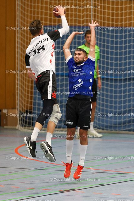 msgvshan_0595 | despor 2022.10.23 HB Männer Oberliga MSG Umstadt/Habitzheim - HSG Hanau II emspor, emonline, despor,  v.l.,  Luca Kemper (MSG Umstadt/Habitzheim)
 - Realisiert mit Pictrs.com