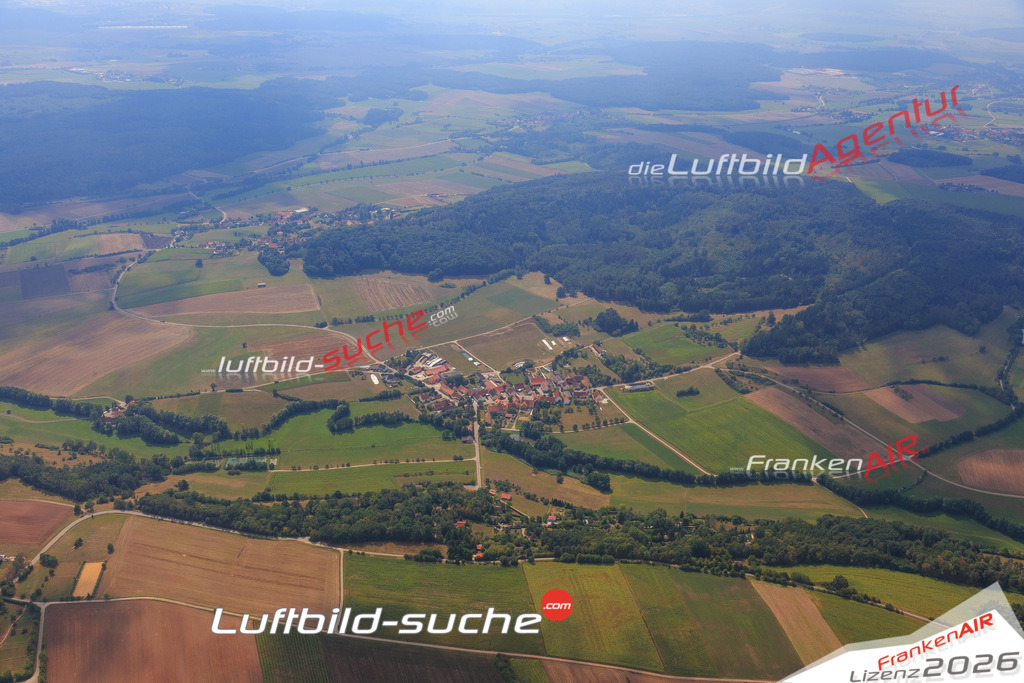 Luftbild von Neudorf Ansbach - Luftaufnahme wurde 2015 von https://frankenair.de mittels Flugzeug (keine Drohne) erstellt - die Geschenkidee