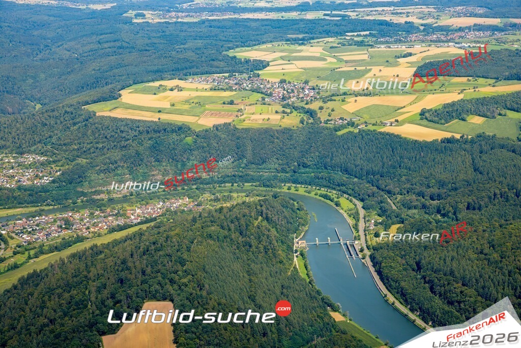 Das Luftbild zeigt : Guttenbach Neckargerach - Die Luftaufnahme wurde 2024 vom UL-Flugzeug aus erstellt ( keine Drohne ) - Hochauflösende Luftaufnahme - Für grossformatige Ausdrucke geeignet. Die Geschenkidee !Mit Lizenz und Bildrechte bestellbar