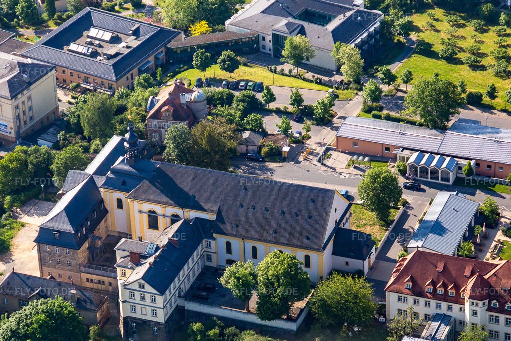 Luftbild: Städtische Musikschule an der Kettenstraße in Bamberg im Bundesland Bayern in Deutschland. Foto: IMG_099789.jpg vom 25.05.2017 durch Werner Riehm/FLY-FOTO.de