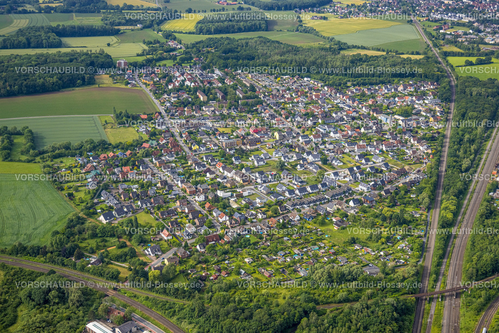 Hamm220601912 | Luftbild, Ortsteil Lohauserholz, Pelkum, Hamm, Ruhrgebiet, Nordrhein-Westfalen, Deutschland
