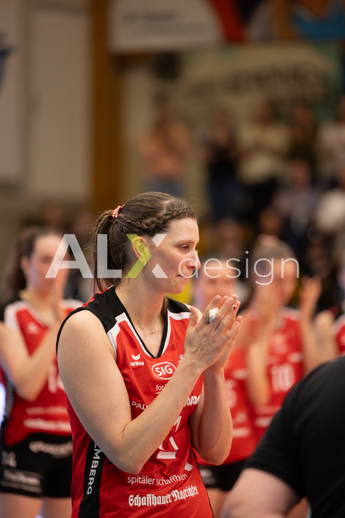 Volleyball I Frauen I Saison 2025-2026 I Volleyball NLA | Women I  Playoffs Finals 2/5 I  VC Kanti Schaffhausen - viteos NUC I  10.04.2026 | 11 Kateřina Holásková (CZ) (VC Kanti Schaffhausen) – Mitte - Realisiert mit Pictrs.com