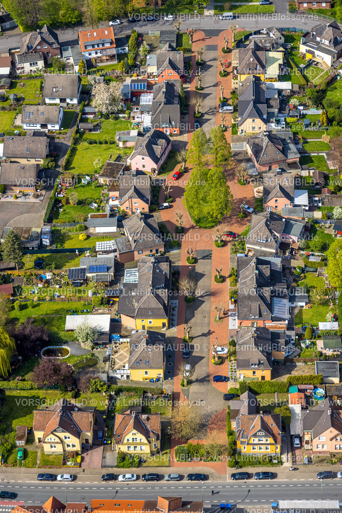 Boenen230404766 | Luftbild, Wohnsiedlung und Wohnstraße Steinstraße, Altenbögge, Bönen, Ruhrgebiet, Nordrhein-Westfalen, Deutschland